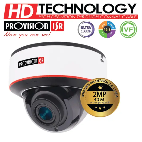 מצלמת כיפה DAI 320AUVF 5MP PROVISION