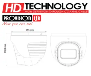 מצלמת כיפה DI-320A-VF 2MP PROVISION