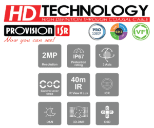 מצלמת כיפה DI-320A-VF 2MP PROVISION
