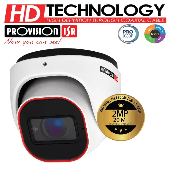 מצלמת כיפה DI-320A-VF 2MP PROVISION