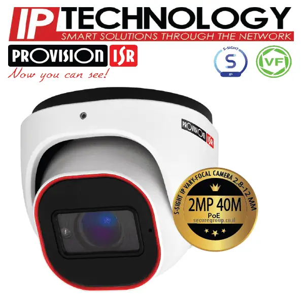 DI-320IPS-VF מצלמת כיפה IP DI-320IPS-VF 2MP PROVISION