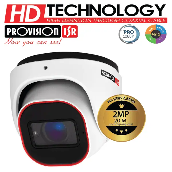 מצלמת כיפה DI-320A-28 2MP PROVISION