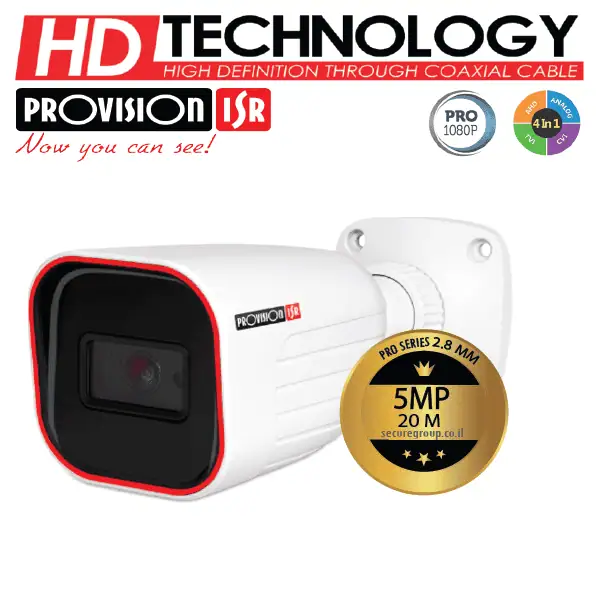 מצלמת צינור I2-350A-28 5MP PROVISION