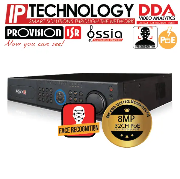 מערכת הקלטה NVR8 32800PFA PROVISION