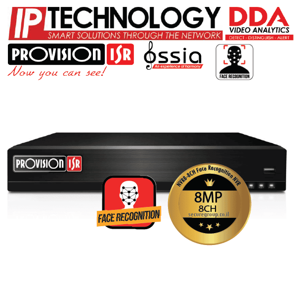 מערכת הקלטה NVR 8MP NVR8-8200FA