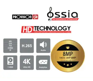 מערכת הקלטה 16 ערוצים SH-16200A5 8MP