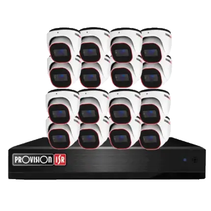 קיט 16 מצלמות אבטחה כולל NVR8-16400PFA