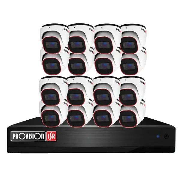 קיט 16 מצלמות אבטחה כולל NVR8-16400PFA