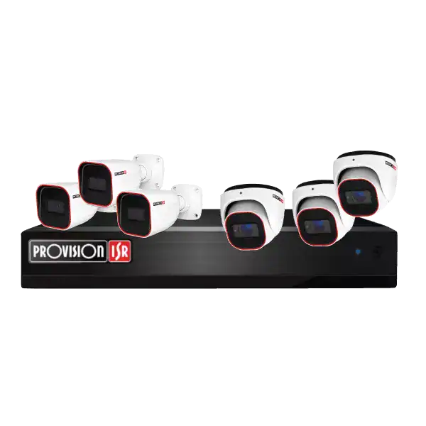 קיט 6 מצלמות אבטחה PROVISION