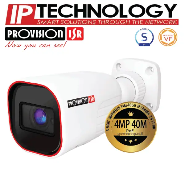 מצלמת צינור 4MP I4-340IPS-MVF מבית PROVISION-ISR