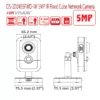 מצלמת רשת אלחוטית 5MP DS-2CD2455FWD-IW