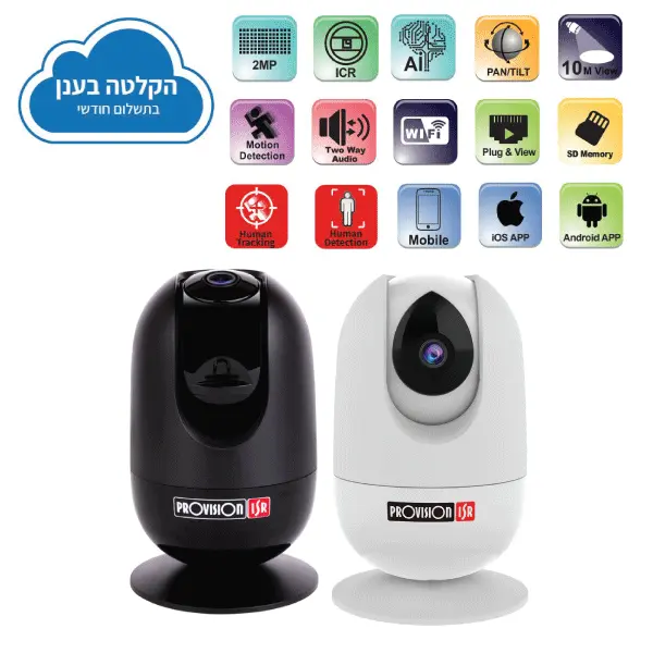 מצלמת רשת Wifi 2MP PT-828