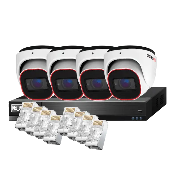 מערכת הקלטה NVR5-4100PX עם 4 מצלמות IP