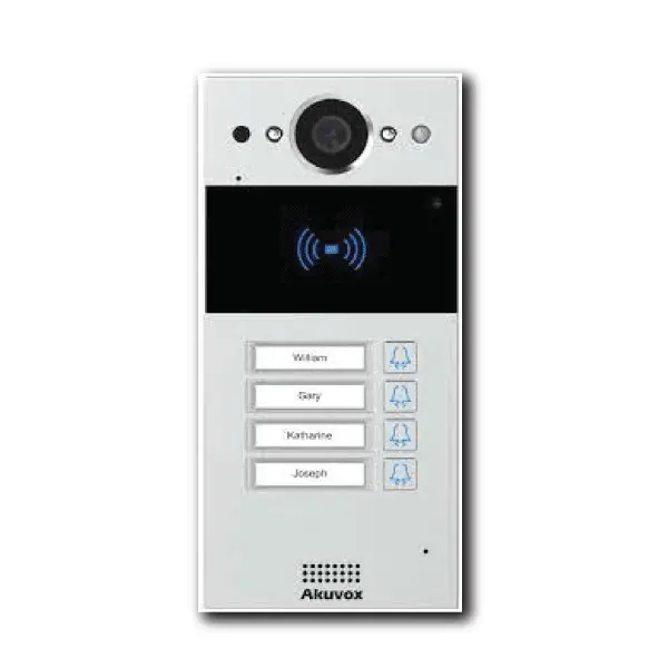 פנל אינטרקום IP עם מצלמה 3 לחצנים משולב קורא קרבה