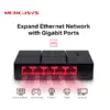 מתג 5 פורטים 10/100/1000Mbps Desktop Switch