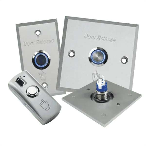 לחצני יציאה/עקיפה למערכות אינטרקום