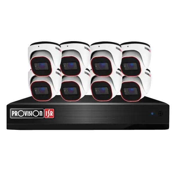 קיט 8 מצלמות אבטחה כולל NVR5-8200PX