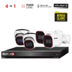 קיט 4 מצלמות ברזולוציה 3K PROVISION ISR