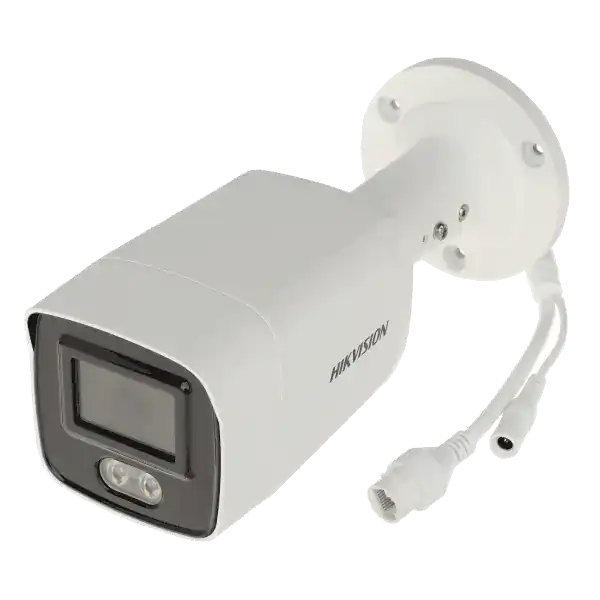 מצלמה צינור Hikvision IP 4MP ColorVU עד 40 מ’ DS-2CD2047G2-LU