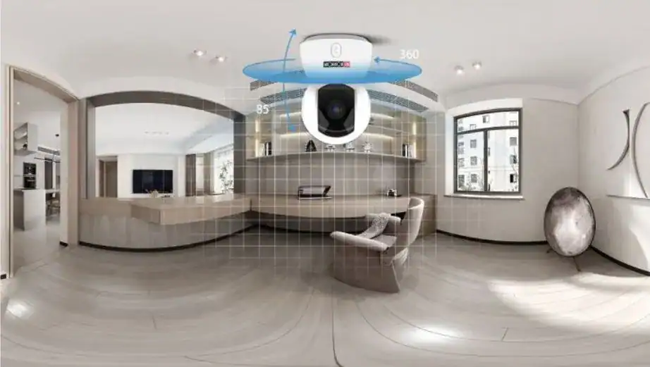 מצלמת אבטחה ביתית עם לחצן חיוג מהיר! PTCAM-04