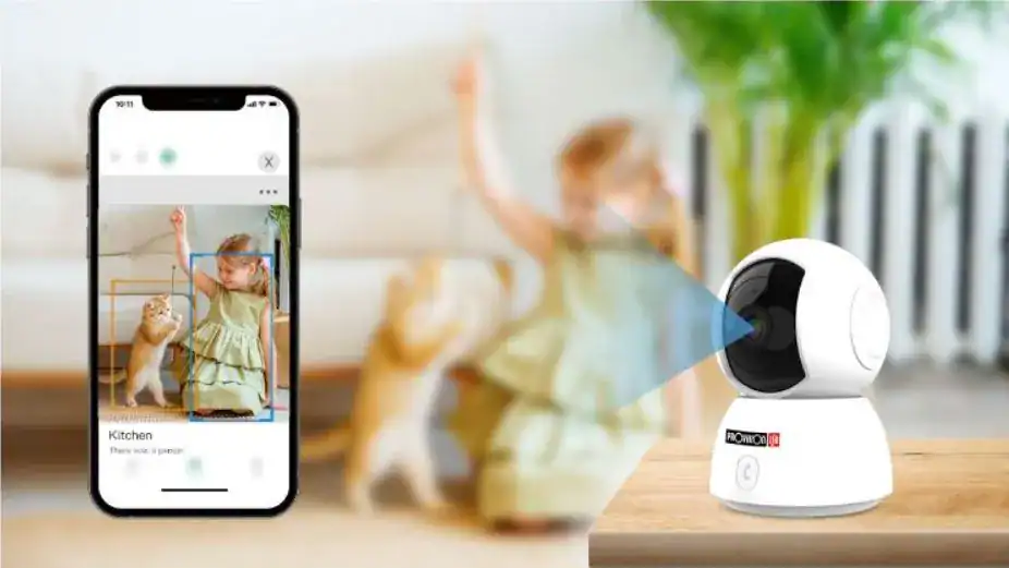 מצלמת אבטחה ביתית עם לחצן חיוג מהיר! PTCAM-04