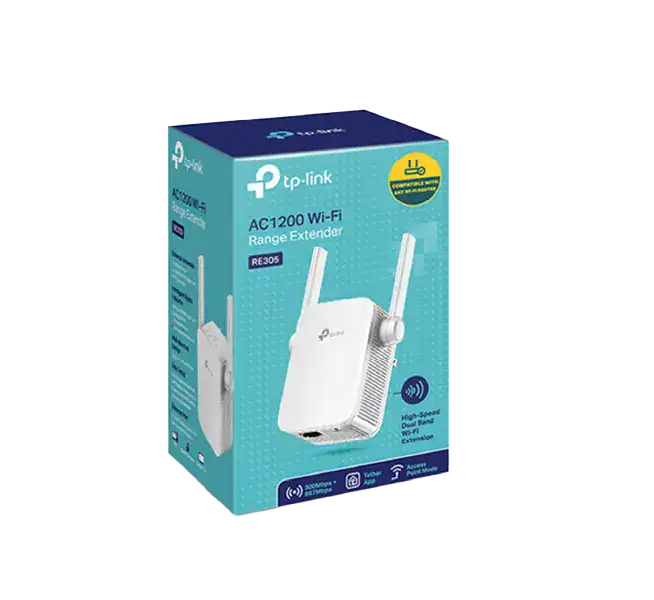מגדיל טווח TP-Link RE305 Wi-Fi AC1200 מגדיל טווח TP-Link RE305 Wi-Fi AC1200