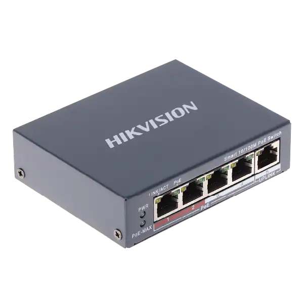 מתג 4 פורט POE CCTV מנוהל DS-3E1105P-EI/M מתג 4 פורט POE CCTV מנוהל DS-3E1105P-EI/M