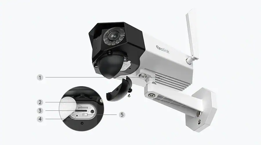 מצלמה פנורמית 6MP Reolink Duo 2 LTE