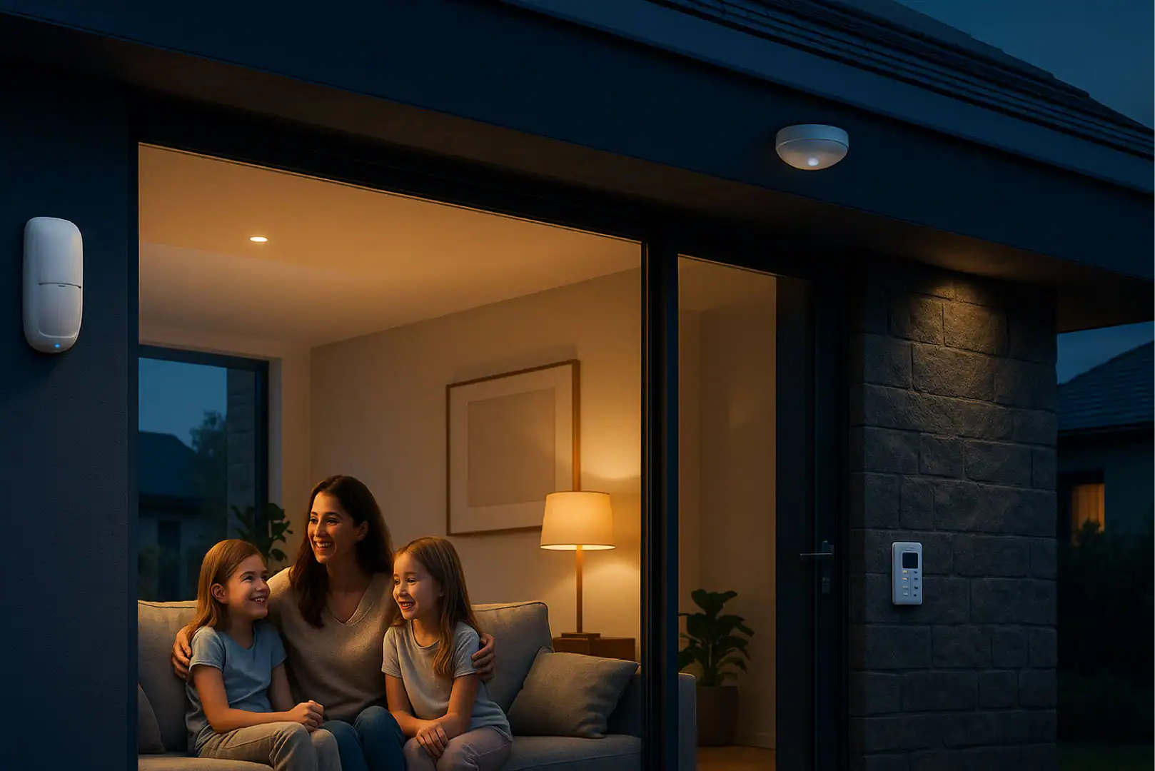 מערכת-אזעקה אלחוטית לבית