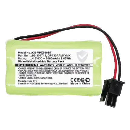 סוללת גיבוי 4.8V 2000mAh למערכת P.M-10G