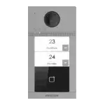 אינטרקום ווילה 2 לחצנים Hikvision DS-KV8213-WME1(C)