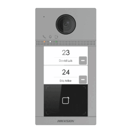 אינטרקום ווילה 2 לחצנים Hikvision DS-KV8213-WME1(C)