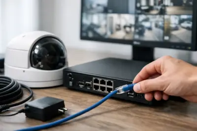 חיבור מצלמת IP ל NVR בצורה נכונה ובטוחה